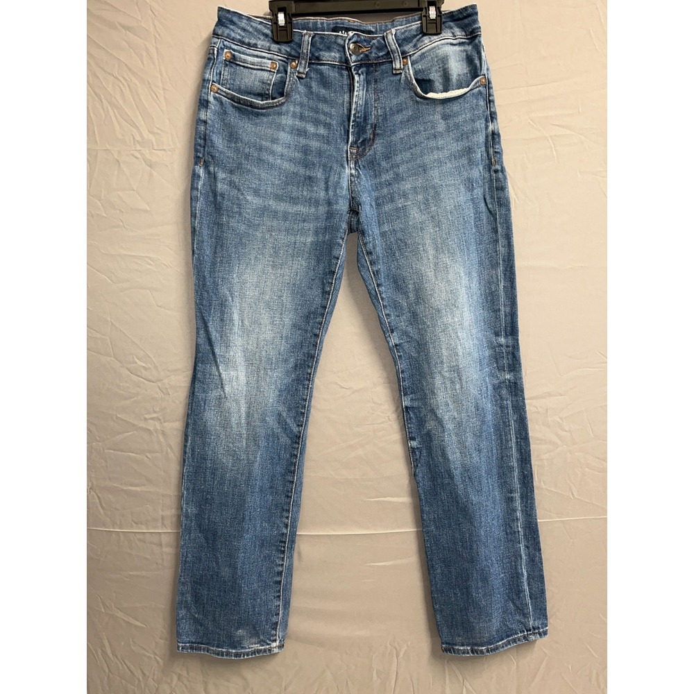 Aeropostale Athletic Straight Jeans Mens 29x30 Blue Denim Cotton Stretch Casual
